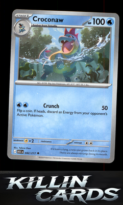 Croconaw 042/217 Pokemon Uncommon ME: Ascended Heroes Card NM