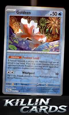 Reverse Holofoil Goldeen 020/131 Pokemon Common SV: Prismatic Evolutions Card NM