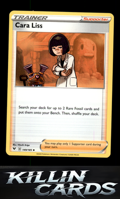Cara Liss 149/185 Pokemon Uncommon SWSH04: Vivid Voltage Card LP