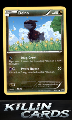 Deino 97/113 Pokemon Common Legendary Treasures Card LP