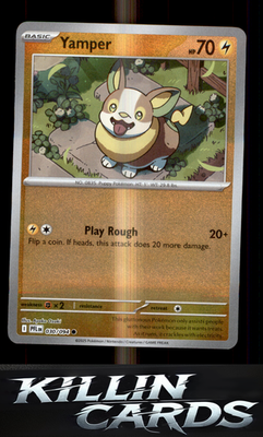 Reverse Holofoil Yamper - 030/094 030/094 Pokemon Common ME02: Phantasmal Flames