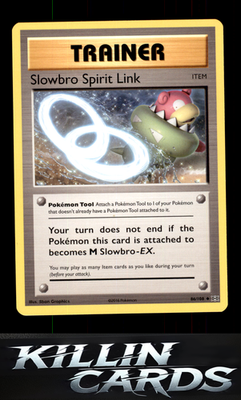 Slowbro Spirit Link 86/108 Pokemon Uncommon XY - Evolutions Card NM