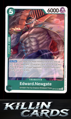 Edward.Newgate OP10-024 One Piece Card Game C Royal Blood Card NM