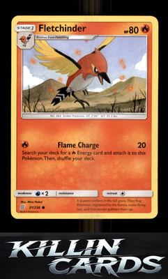 Fletchinder 31/236 Pokemon Common SM - Unified Minds Card NM
