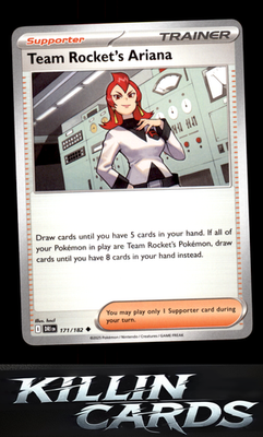 Team Rocket's Ariana - 171/182 171/182 Pokemon Uncommon SV10: Destined Rivals Ca