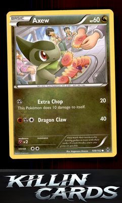 Axew (109) 109/162 Pokemon Common XY - BREAKthrough Card LP