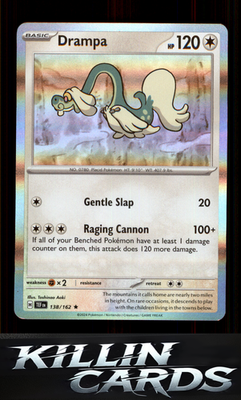 Drampa - 138/162 138/162 Pokemon Rare SV05: Temporal Forces Card NM