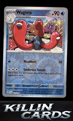 Reverse Holofoil Wugtrio 057/198 Pokemon Uncommon SV01: Scarlet & Violet Base Se