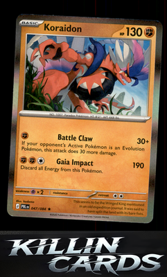 Koraidon 047/084 Pokemon Rare ME05: Pitch Black Card NM