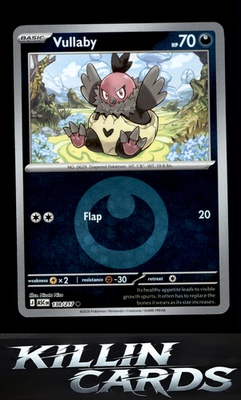 Reverse Holofoil Vullaby (Energy Symbol Pattern) 138/217 Pokemon Common ME: Asce