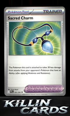 Sacred Charm - 093/094 093/094 Pokemon Uncommon ME02: Phantasmal Flames Card NM