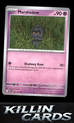 Marshadow 040/084 Pokemon Uncommon ME05: Pitch Black Card NM