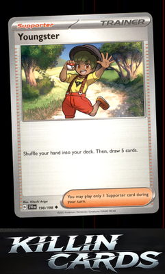 Youngster 198/198 Pokemon Uncommon SV01: Scarlet & Violet Base Set Card NM