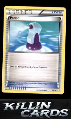 Potion (21 - Pikachu Libre Deck) 21/30 Pokemon Common XY Trainer Kit: Pikachu Li