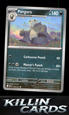 Pangoro 140/217 Pokemon Uncommon ME: Ascended Heroes Card NM