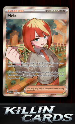 Mela 140/131 Pokemon Ultra Rare SV: Prismatic Evolutions Card LP