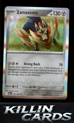Zamazenta - 146/182 146/182 Pokemon Rare SV10: Destined Rivals Card NM