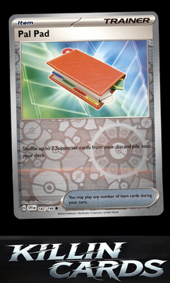 Reverse Holofoil Pal Pad 182/198 Pokemon Common SV01: Scarlet & Violet Base Set