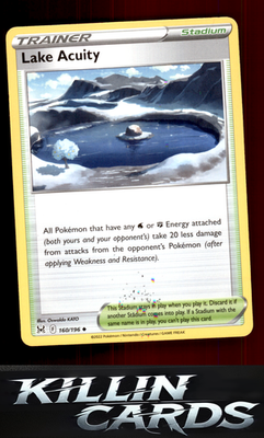 Lake Acuity 160/196 Pokemon Uncommon SWSH11: Lost Origin Card NM