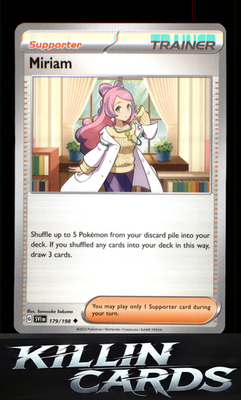 Miriam - 179/198 179/198 Pokemon Uncommon SV01: Scarlet & Violet Base Set Card N