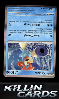 Keldeo 019/086 Pokemon Rare ME04: Chaos Rising Card NM