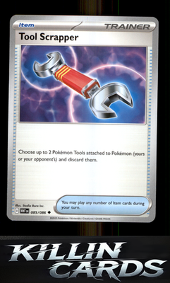 Tool Scrapper 085/086 Pokemon Uncommon SV: White Flare Card NM