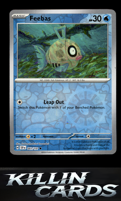 Reverse Holofoil Feebas - 041/191 041/191 Pokemon Common SV08: Surging Sparks Ca