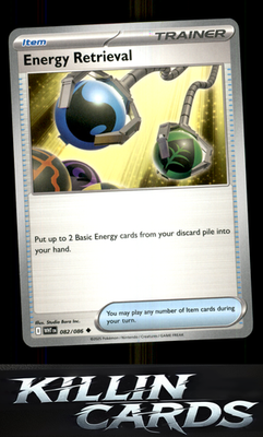 Energy Retrieval 082/086 Pokemon Uncommon SV: White Flare Card NM