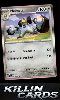 Melmetal 117/162 Pokemon Rare SV05: Temporal Forces Card NM
