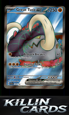 Great Tusk ex - 230/198 230/198 Pokemon Ultra Rare SV01: Scarlet & Violet Base S