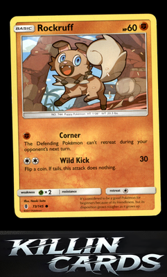 Rockruff 73/145 Pokemon Common SM - Guardians Rising Card LP