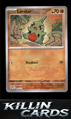 Larvitar (Poke Ball Pattern) 047/131 Pokemon Common SV: Prismatic Evolutions Car