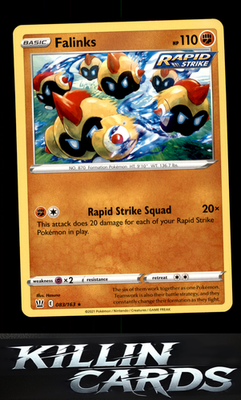 Falinks 083/163 Pokemon Rare SWSH05: Battle Styles Card NM