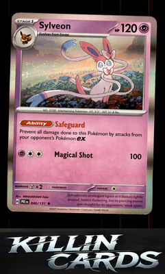 Sylveon 040/131 Pokemon Rare SV: Prismatic Evolutions Card NM
