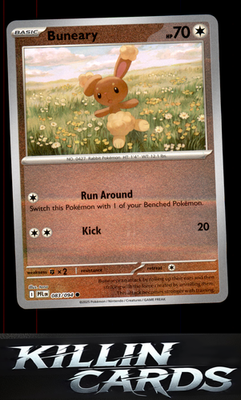 Reverse Holofoil Buneary 083/094 Pokemon Common ME02: Phantasmal Flames Card NM