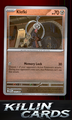 Reverse Holofoil Klefki 059/088 Pokemon Common ME03: Perfect Order Card NM