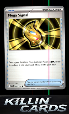 Mega Signal - 121/132 121/132 Pokemon Uncommon ME01: Mega Evolution Card NM