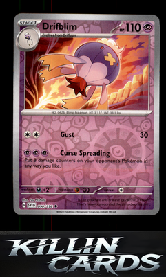 Reverse Holofoil Drifblim 090/198 Pokemon Uncommon SV01: Scarlet & Violet Base S