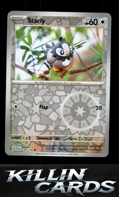 Reverse Holofoil Starly - 148/198 148/198 Pokemon Common SV01: Scarlet & Violet