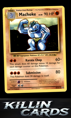 Machoke 58/108 Pokemon Uncommon XY - Evolutions Card DM