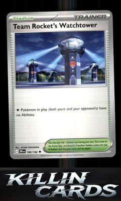 Team Rocket's Watchtower 180/182 Pokemon Uncommon SV10: Destined Rivals Card NM
