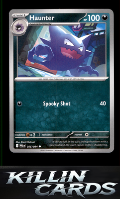 Haunter 055/094 Pokemon Uncommon ME02: Phantasmal Flames Card NM