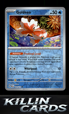 Reverse Holofoil Goldeen 020/131 Pokemon Common SV: Prismatic Evolutions Card NM