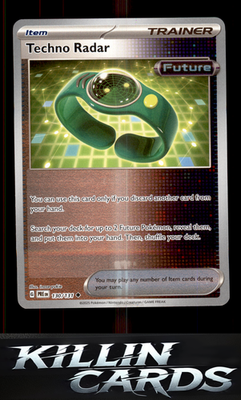 Reverse Holofoil Techno Radar 130/131 Pokemon Uncommon SV: Prismatic Evolutions