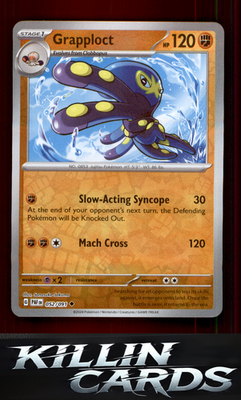 Reverse Holofoil Grapploct 052/091 Pokemon Uncommon SV: Paldean Fates Card NM