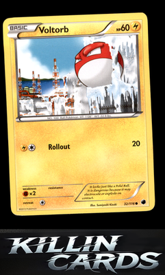 Voltorb 32/116 Pokemon Common Plasma Freeze Card LP