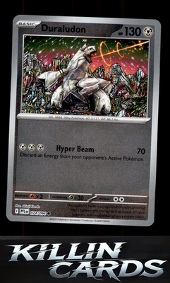 Reverse Holofoil Duraludon 074/094 Pokemon Common ME02: Phantasmal Flames Card N