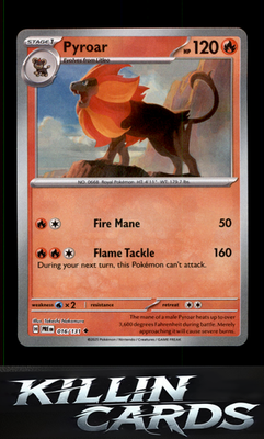 Pyroar (Master Ball Pattern) 016/131 Pokemon Uncommon SV: Prismatic Evolutions C