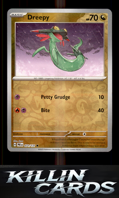 Reverse Holofoil Dreepy 071/131 Pokemon Common SV: Prismatic Evolutions Card NM