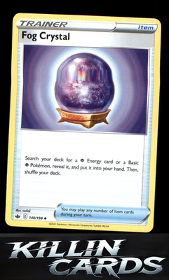 Fog Crystal 140/198 Pokemon Uncommon SWSH06: Chilling Reign Card NM